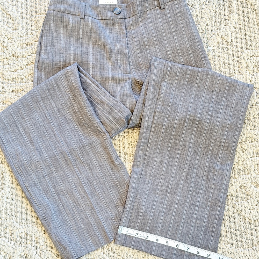 Topshop Heather Gray Trousers